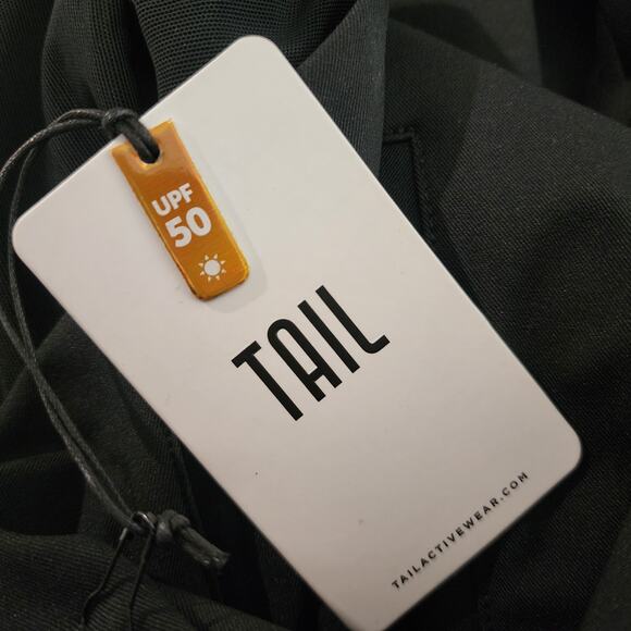 Tail Aubrianna Pull-on Golf Pant w/ Piping Onyx Black Size 18 NWT - Picture 9 of 10